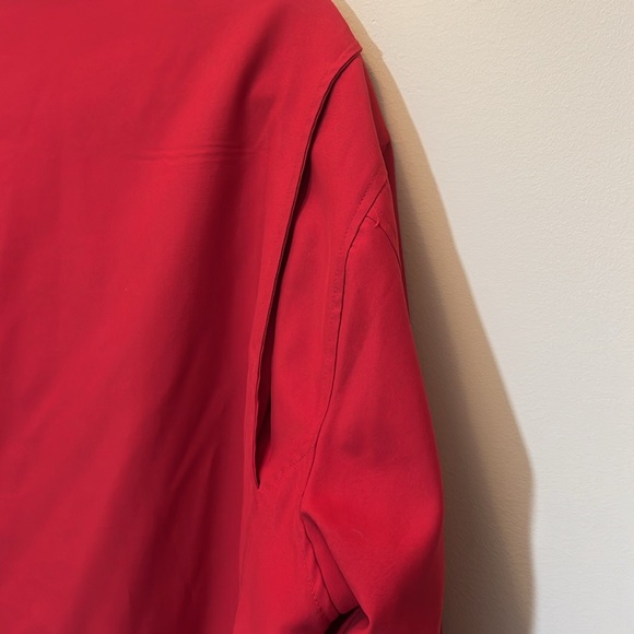 T. Harris London Red & Navy Full Zippered Windbreaker Size Large - Picture 9 of 11